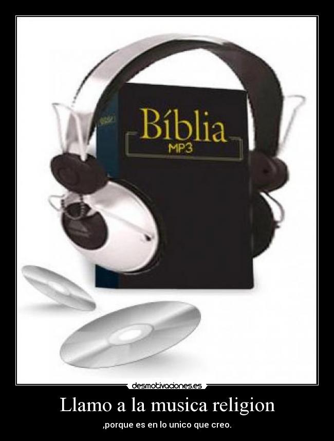 Llamo a la musica religion - 