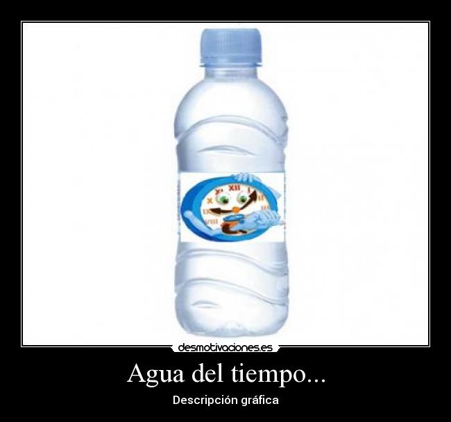 Agua del tiempo... - Descripción gráfica