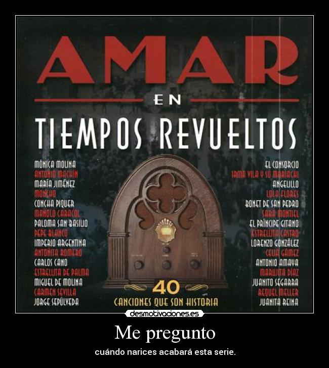 Me pregunto - cuándo narices acabará esta serie.