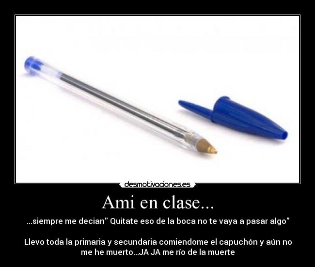 Ami en clase... - 
