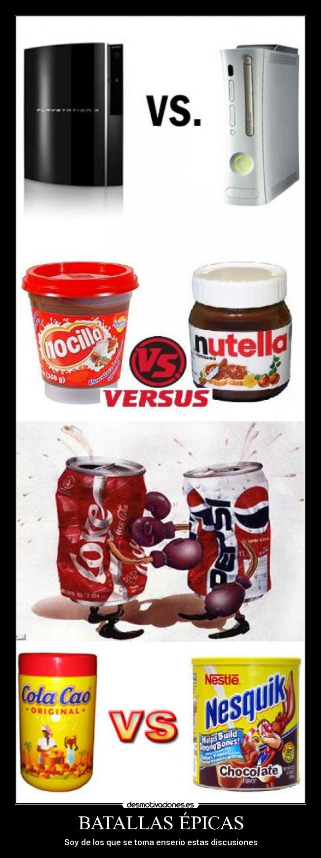 BATALLAS ÉPICAS - Soy de los que se toma enserio estas discusiones