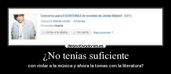 ¿No tenías suficiente -