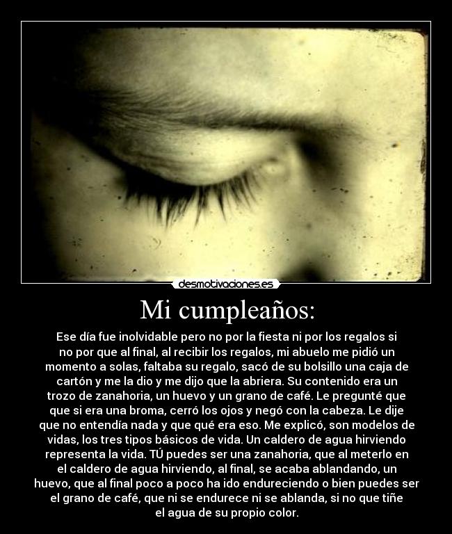 Mi cumpleaños: - 