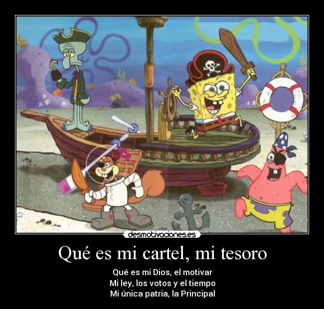 Qué es mi cartel, mi tesoro -