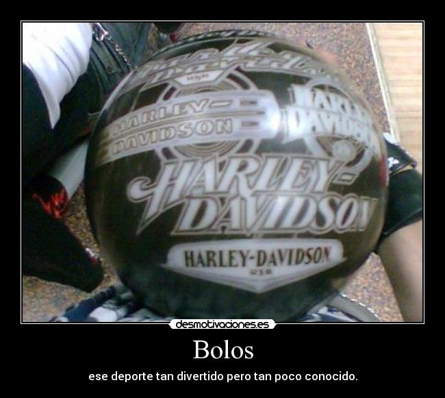 Bolos - ese deporte tan divertido pero tan poco conocido.