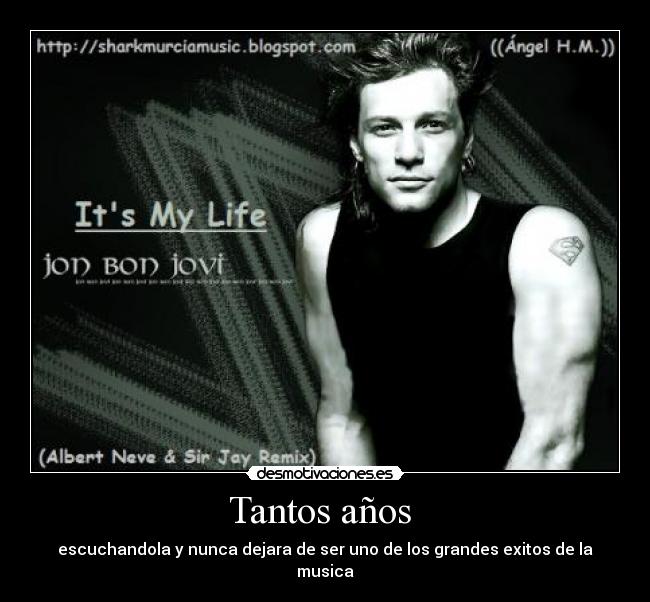 Tantos años - escuchandola y nunca dejara de ser uno de los grandes exitos de la musica
