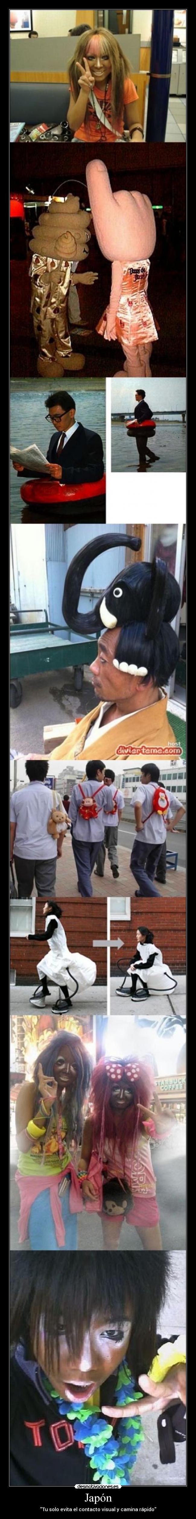 Japón - Tu solo evita el contacto visual y camina rápido