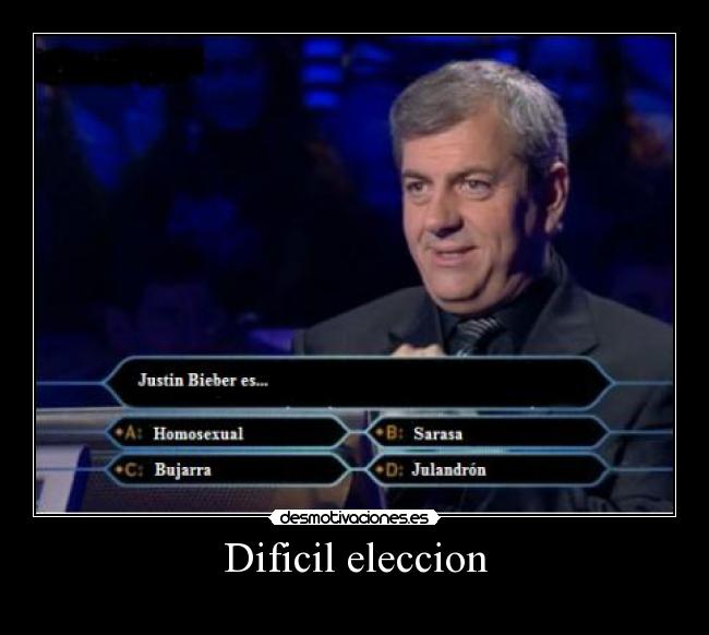 Dificil eleccion - 