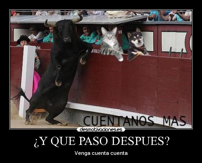 ¿Y QUE PASO DESPUES? - Venga cuenta cuenta