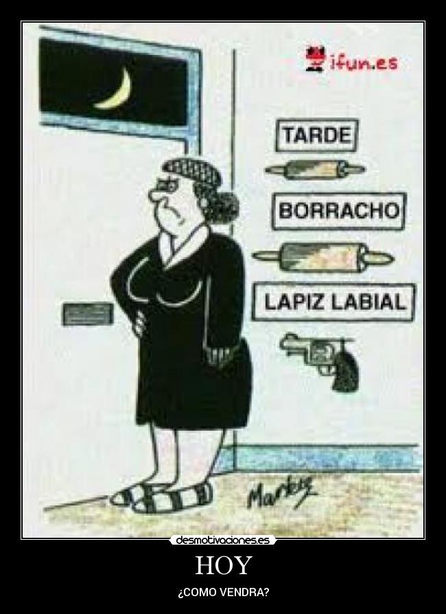 HOY - ¿COMO VENDRA?