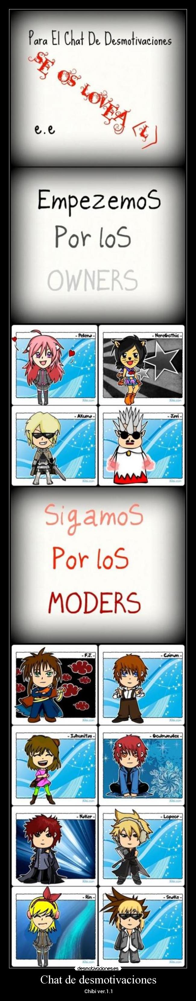 Chat de desmotivaciones - Chibi ver.1.1
