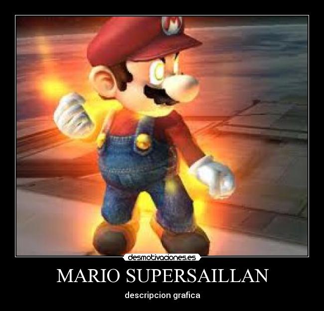 MARIO SUPERSAILLAN - descripcion grafica