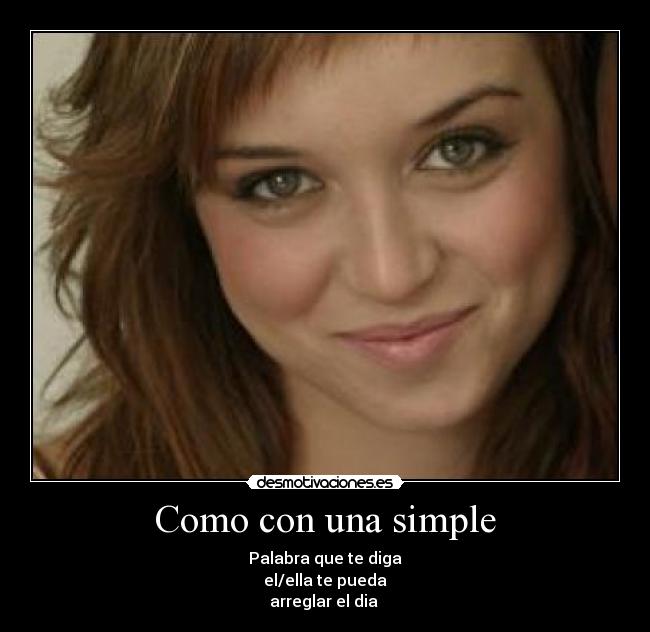 Como con una simple - 