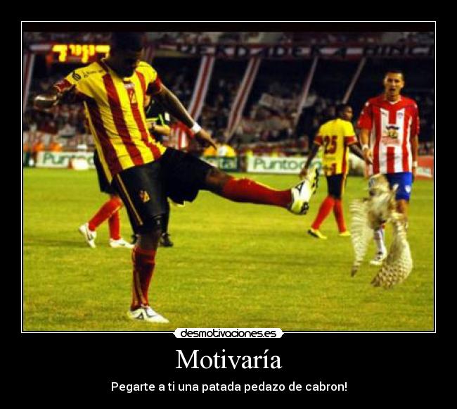 Motivaría - Pegarte a ti una patada pedazo de cabron!