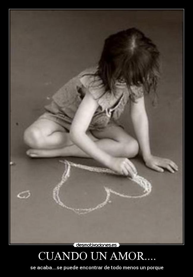 CUANDO UN AMOR.... -