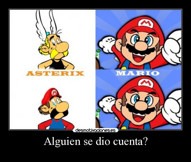 Alguien se dio cuenta? -