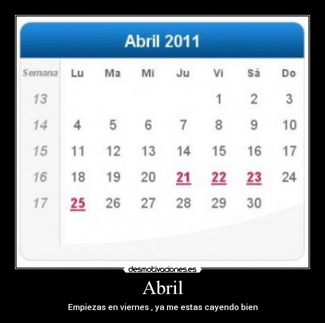 Abril -
