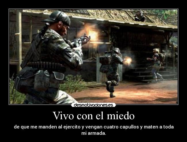 carteles miedo call duty alex mason woods bowman reznov desmotivaciones