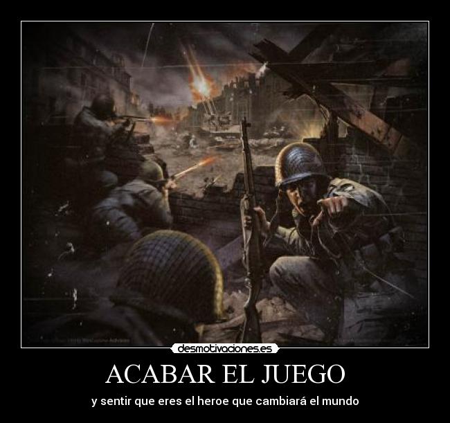 ACABAR EL JUEGO - 