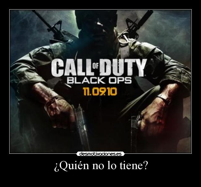 carteles blacks ops desmotivaciones