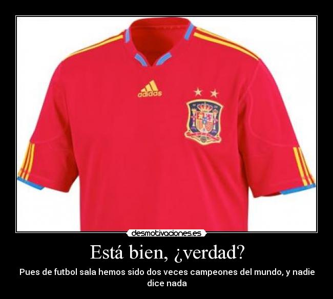 carteles campeones del mundo futbol sala dos estrellas desmotivaciones