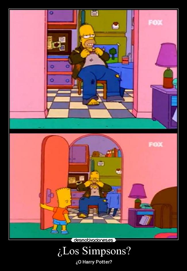 ¿Los Simpsons? -