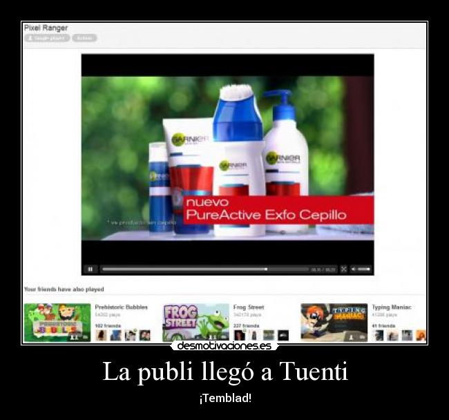 La publi llegó a Tuenti - 