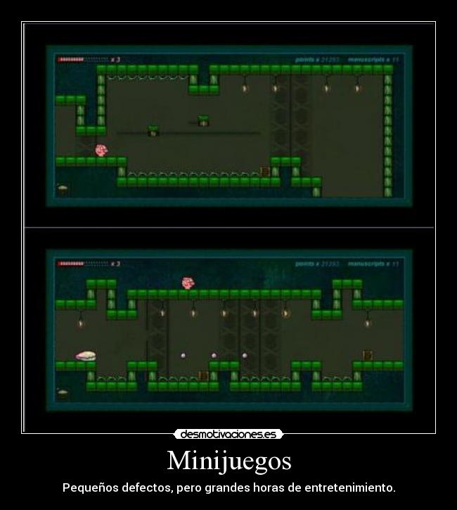 Minijuegos - Pequeños defectos, pero grandes horas de entretenimiento.