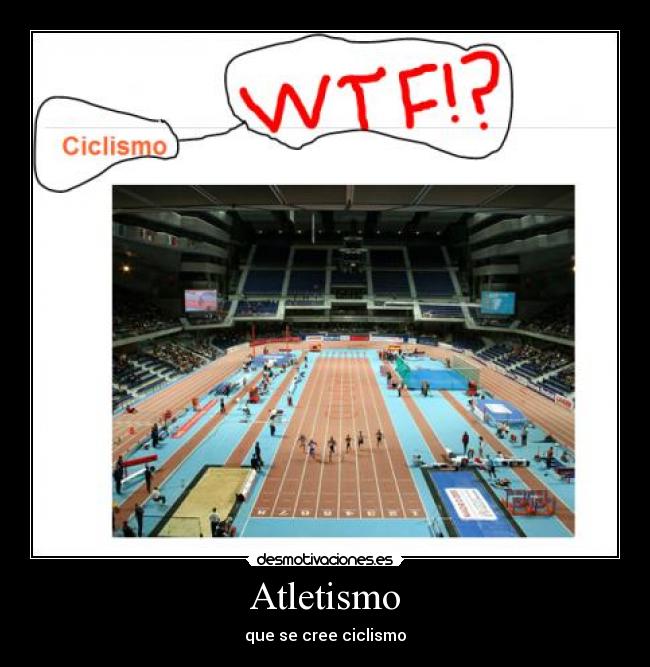 Atletismo - que se cree ciclismo