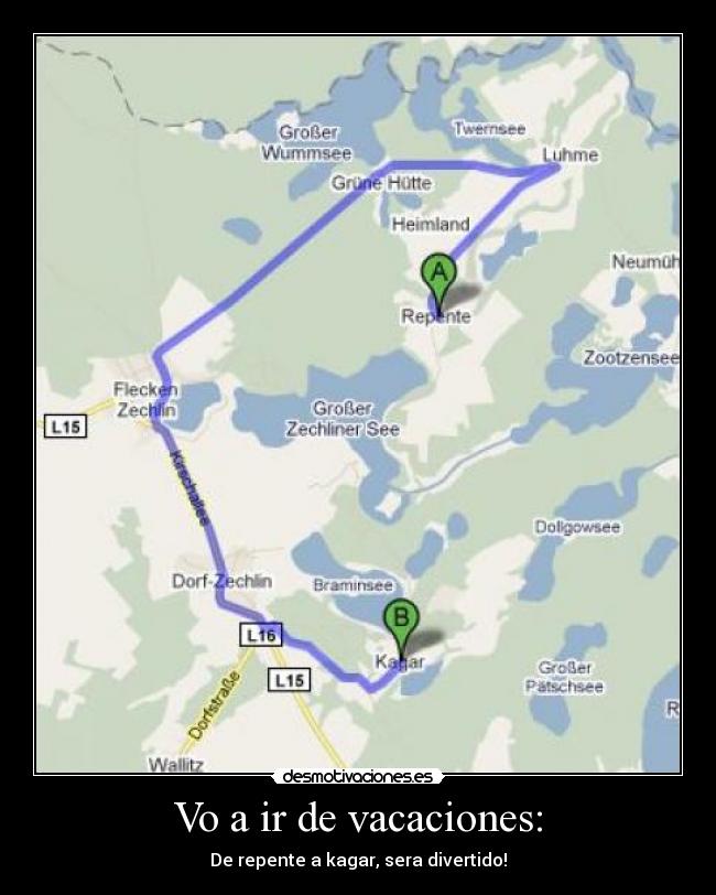 Vo a ir de vacaciones: -