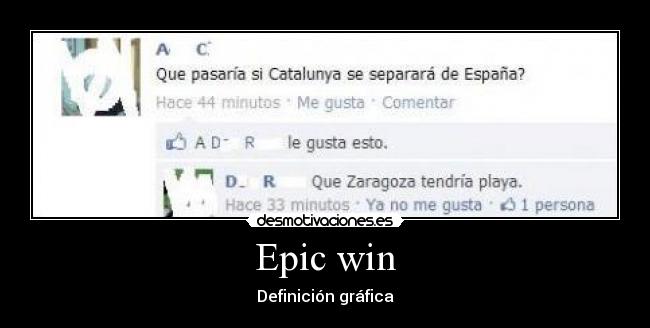 Epic win - Definición gráfica