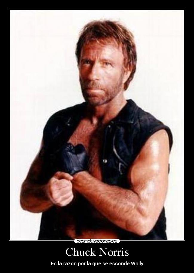 Chuck Norris - Es la razón por la que se esconde Wally