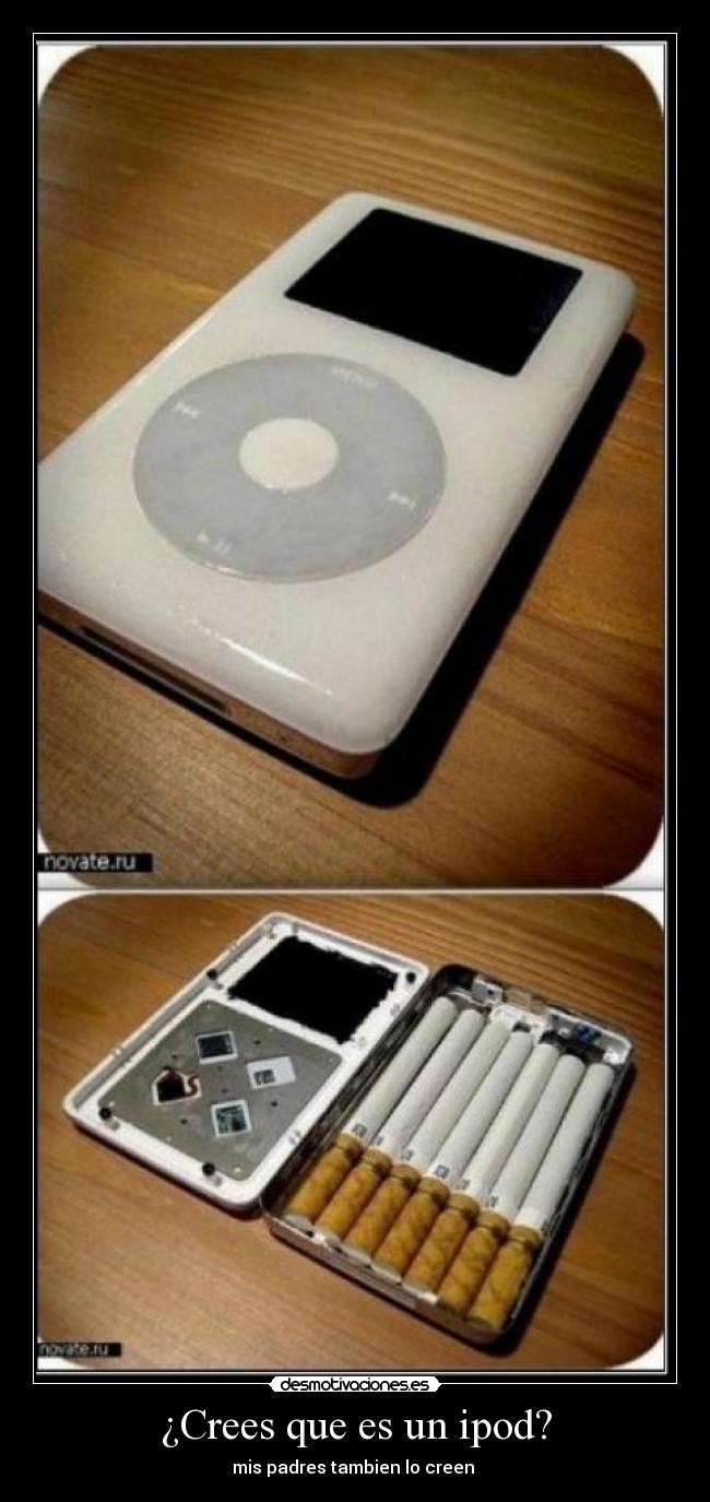¿Crees que es un ipod? -