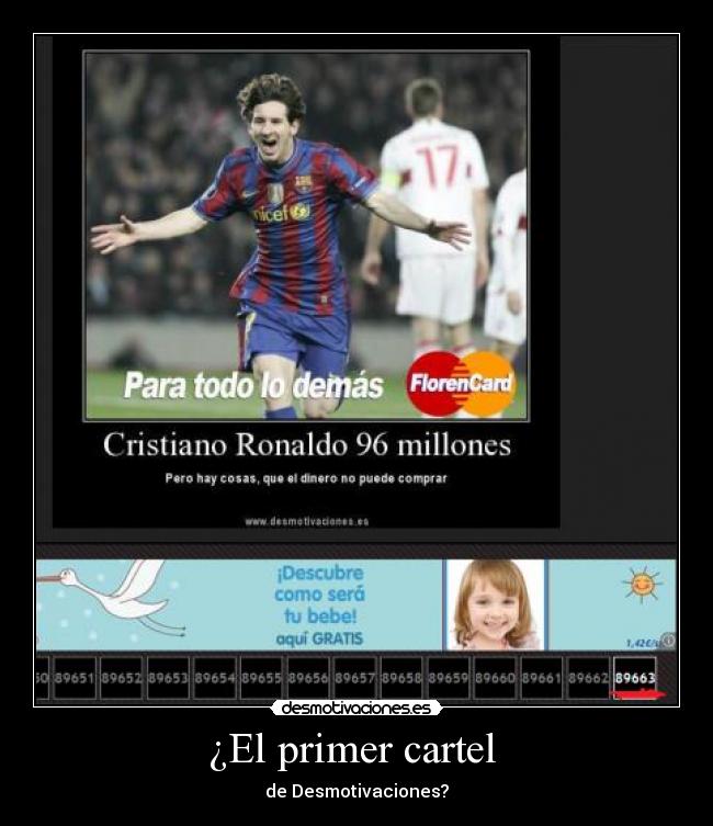 ¿El primer cartel  - 