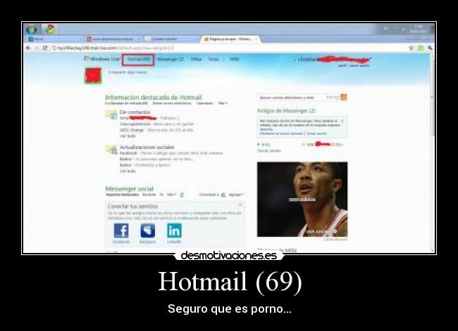 Hotmail (69) - Seguro que es porno...