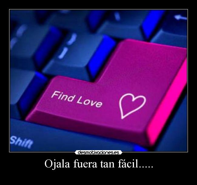 Ojala fuera tan fácil..... -