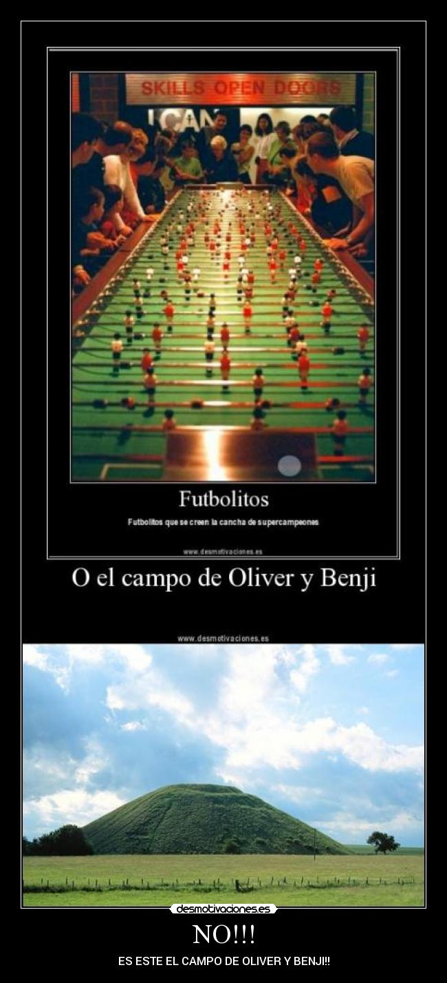 NO!!! - ES ESTE EL CAMPO DE OLIVER Y BENJI!!