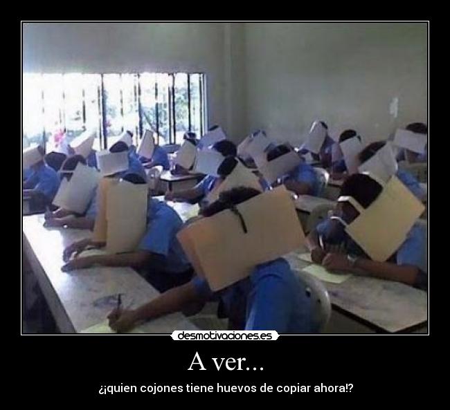 A ver... - ¿¡quien cojones tiene huevos de copiar ahora!?