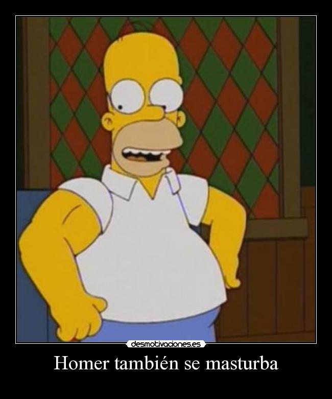 Homer también se masturba -