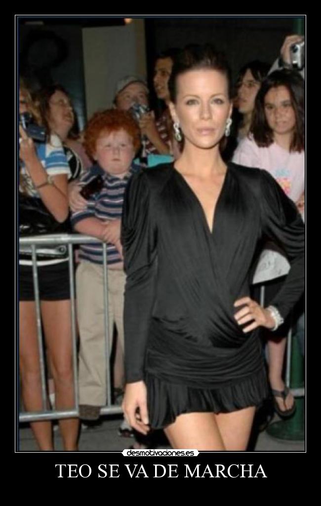 TEO SE VA DE MARCHA -