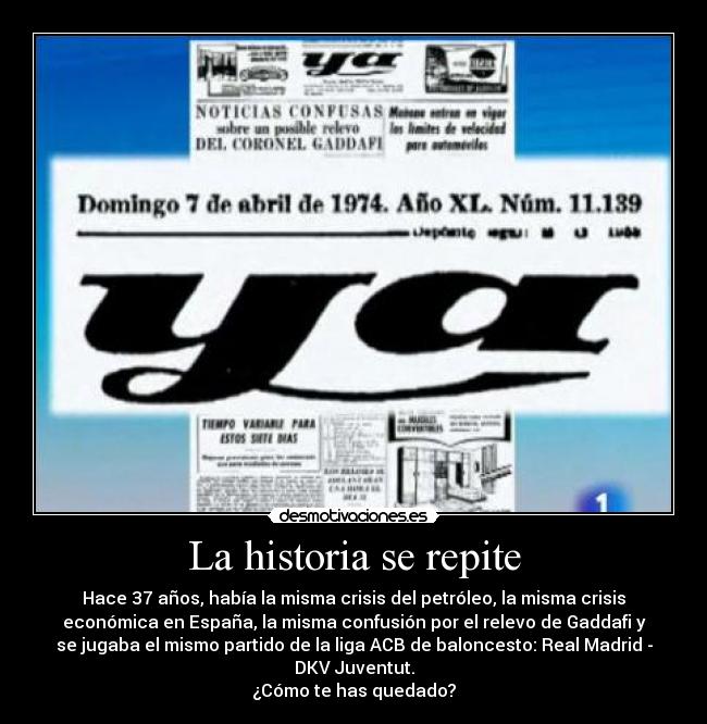 La historia se repite - 