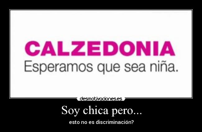 Soy chica pero... - 