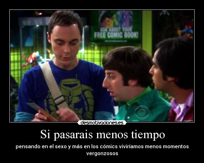 Si pasarais menos tiempo -