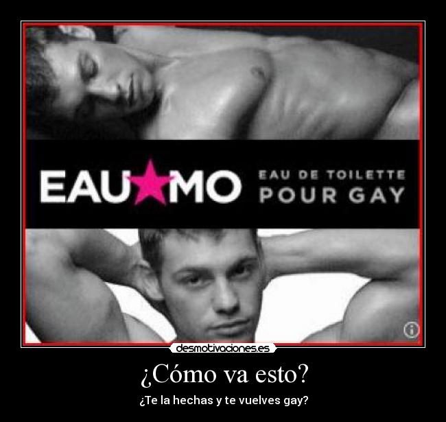 ¿Cómo va esto? - ¿Te la hechas y te vuelves gay?