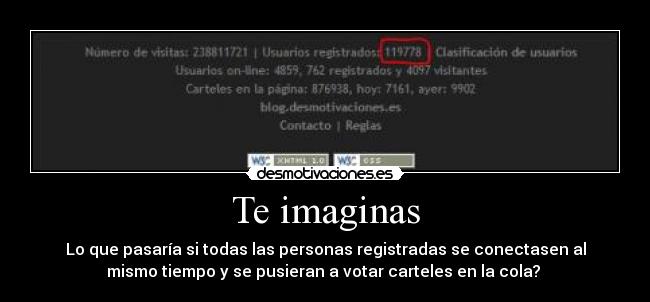 Te imaginas -