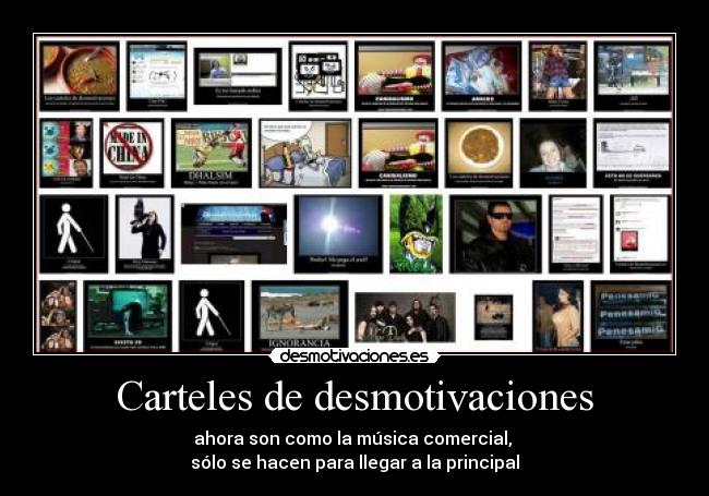 Carteles de desmotivaciones - 