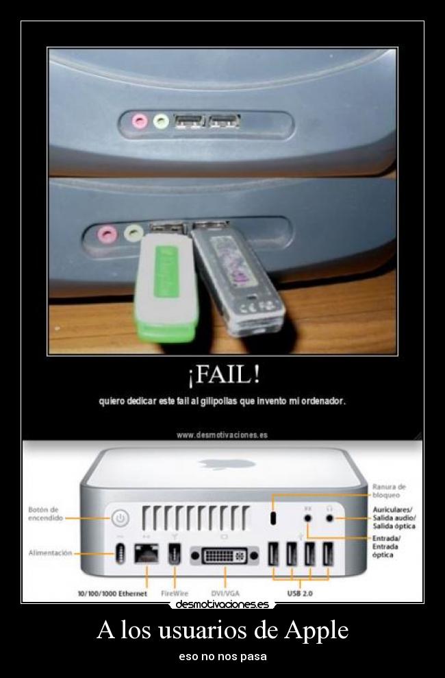 carteles apple desmotivaciones