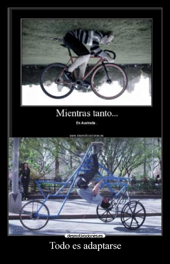 carteles australia bici desmotivaciones