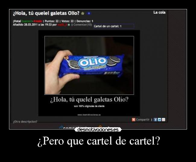 ¿Pero que cartel de cartel? - 