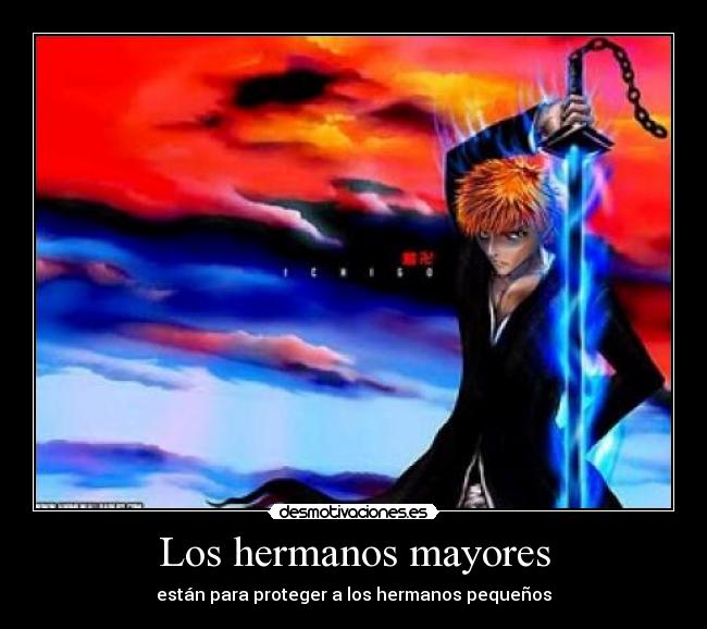 Los hermanos mayores - están para proteger a los hermanos pequeños